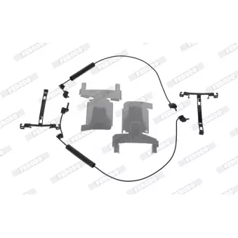 Contact d'avertissement, usure des plaquettes de frein FERODO FAI130