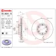 Jeu de 2 disques de frein avant BREMBO 09.8634.10 - Visuel 2