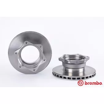 Jeu de 2 disques de frein arrière BREMBO 09.8206.10