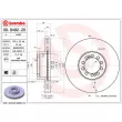 Jeu de 2 disques de frein avant BREMBO 09.9492.20 - Visuel 2