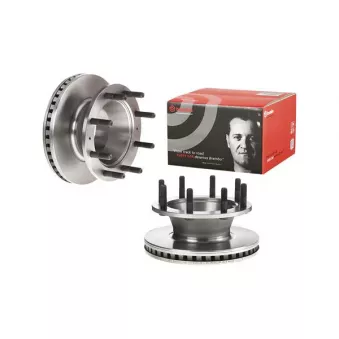 Jeu de 2 disques de frein arrière BREMBO 09.A563.90