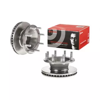 Jeu de 2 disques de frein arrière BREMBO 09.A563.80