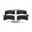 Jeu de 4 plaquettes de frein arrière FERODO FCV4418PTS - Visuel 1
