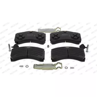 Jeu de 4 plaquettes de frein arrière FERODO FCV4418PTS