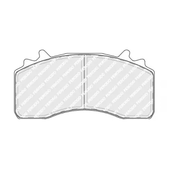 Jeu de 4 plaquettes de frein avant FERODO FCV4419