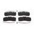 Jeu de 4 plaquettes de frein FERODO FCV4377B - Visuel 1