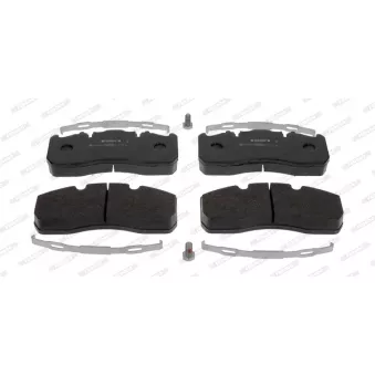 Jeu de 4 plaquettes de frein FERODO FCV4377B