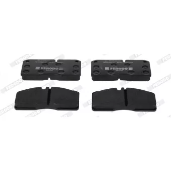 Jeu de 4 plaquettes de frein arrière FERODO FCV733
