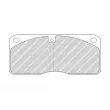 Jeu de 4 plaquettes de frein arrière FERODO FCV702 - Visuel 2