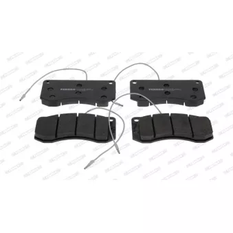 Jeu de 4 plaquettes de frein avant FERODO FCV668