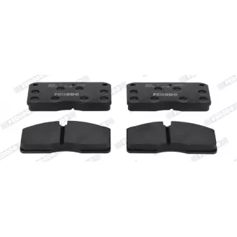 Jeu de 4 plaquettes de frein arrière FERODO FCV702