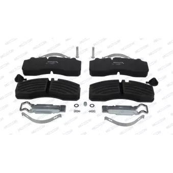 Jeu de 4 plaquettes de frein avant FERODO FCV1598B