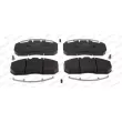 Jeu de 4 plaquettes de frein arrière FERODO FCV1653B - Visuel 1