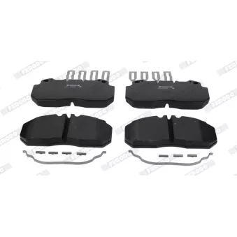 Jeu de 4 plaquettes de frein avant FERODO FCV1813B