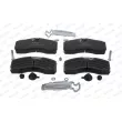 Jeu de 4 plaquettes de frein arrière FERODO FCV1275PTS - Visuel 1