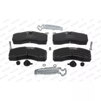 Jeu de 4 plaquettes de frein arrière FERODO FCV1275PTS