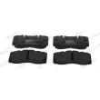Jeu de 4 plaquettes de frein avant FERODO FCV1126 - Visuel 1