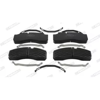 Jeu de 4 plaquettes de frein FERODO FCV1367B