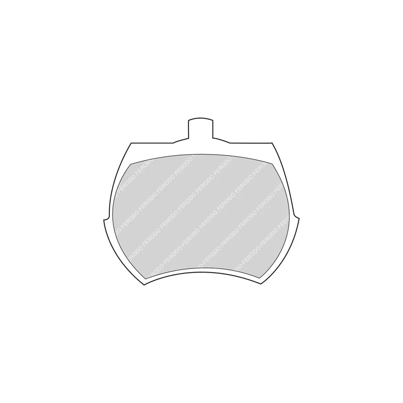 Jeu de 4 plaquettes de frein avant FERODO FDB885