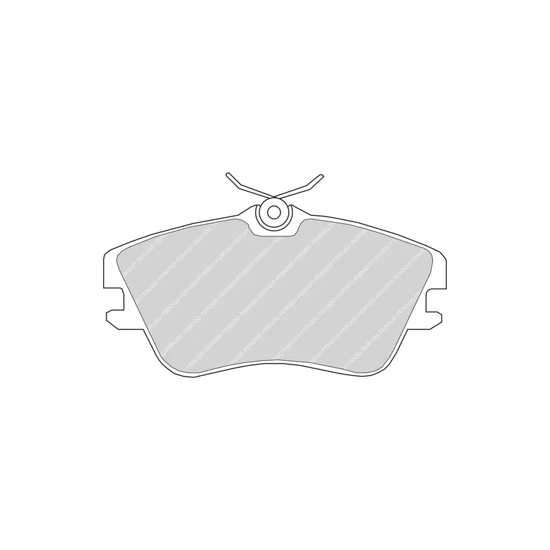 Jeu de 4 plaquettes de frein avant FERODO FDB970