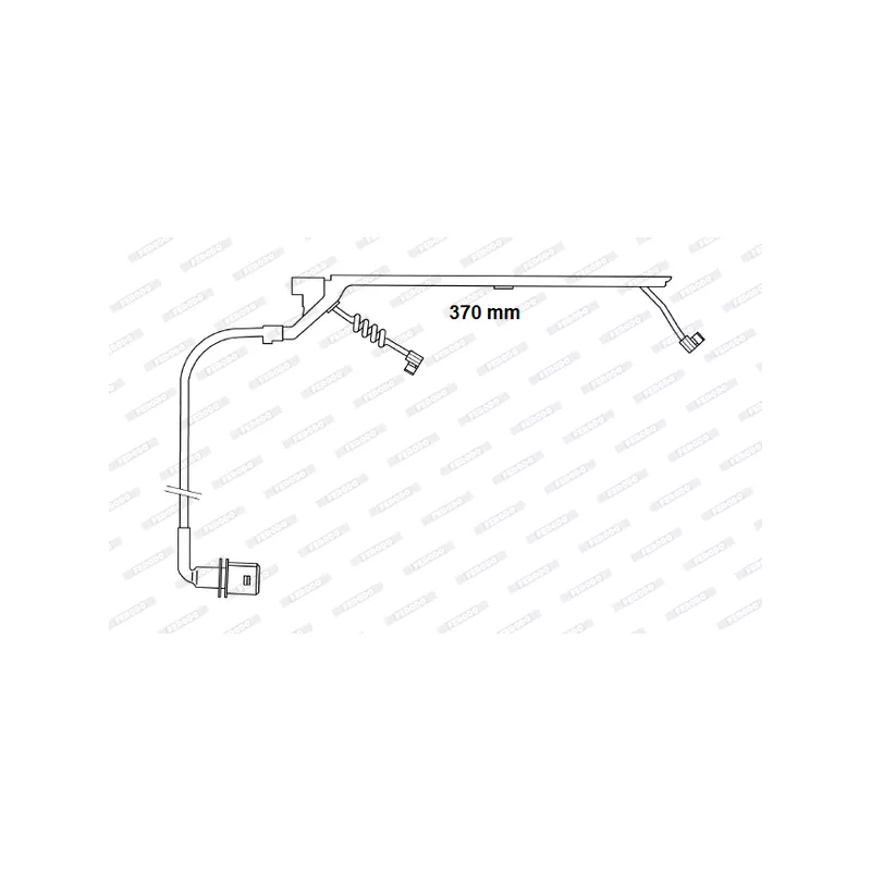 Contact d'avertissement, usure des plaquettes de frein FERODO FAI169