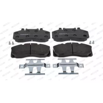 Jeu de 4 plaquettes de frein avant FERODO FVR1522B