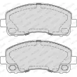 Jeu de 4 plaquettes de frein avant FERODO FVR4315 - Visuel 3
