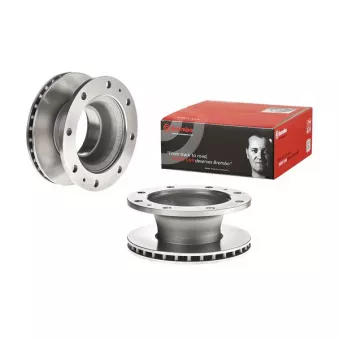 Jeu de 2 disques de frein arrière BREMBO 09.6763.20