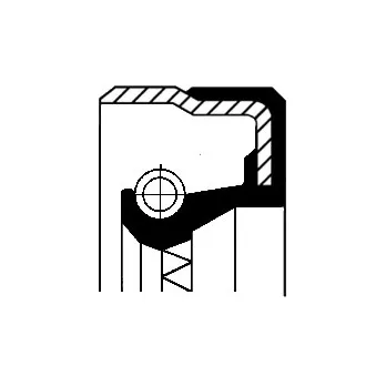 Bague d'étanchéité, moyeu de roue CORTECO 49354656