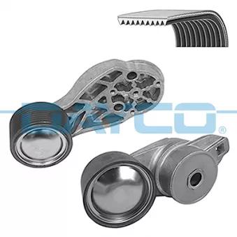 Jeu de courroies trapézoïdales à nervures DAYCO