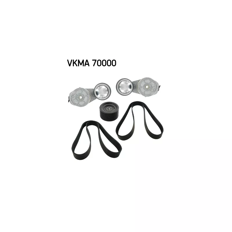 Jeu de courroies trapézoïdales à nervures SKF VKMA 70000