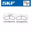 Jeu de 4 plaquettes de frein arrière SKF VKBP 91061 E - Visuel 2