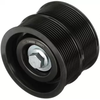 Poulie renvoi/transmission, courroie trapézoïdale à nervures GATES T36668