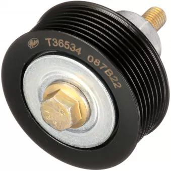 Poulie renvoi/transmission, courroie trapézoïdale à nervures GATES T36534