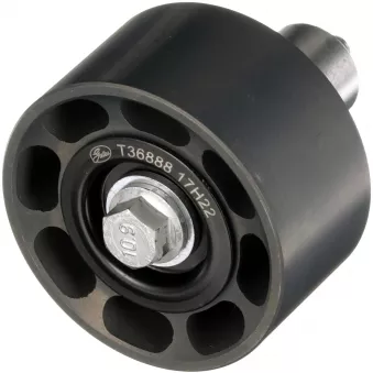 Poulie renvoi/transmission, courroie trapézoïdale à nervures GATES T36888