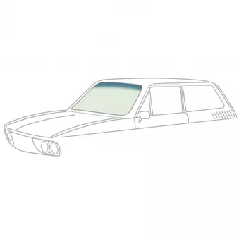 Pare-brise - vert acec bande bleu YOUNG PARTS 8961-005