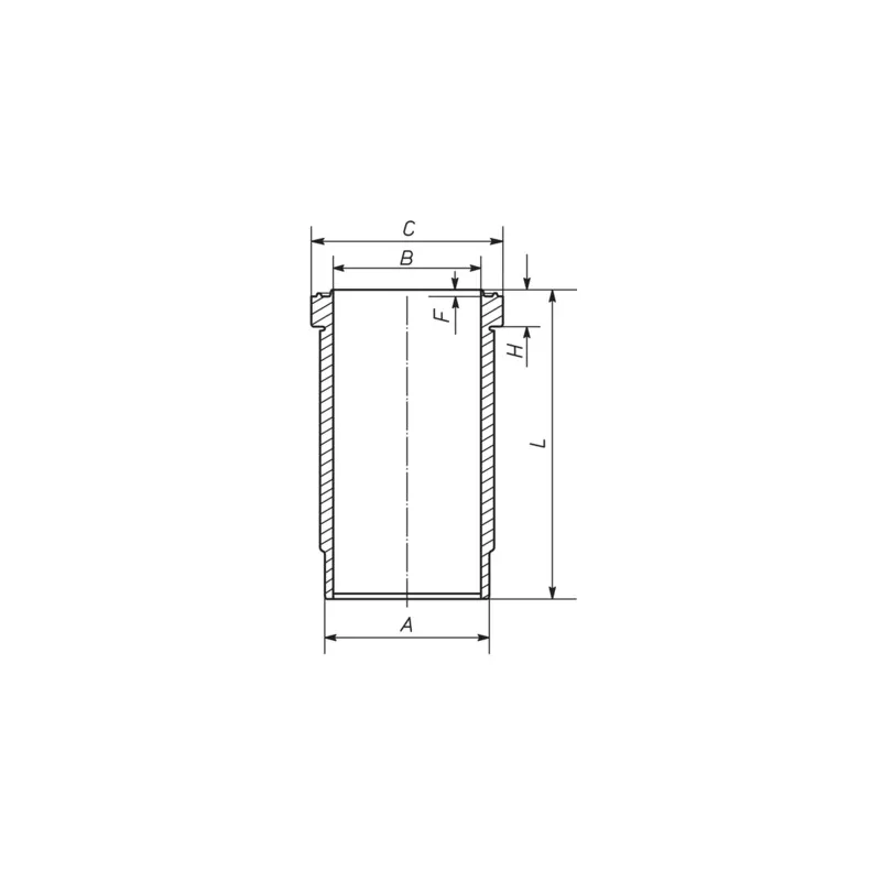 Chemise de cylindre MAHLE 037 WN 36 01