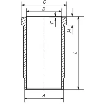 Chemise de cylindre MAHLE