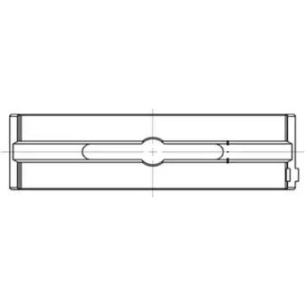 Coussinet de vilebrequin MAHLE 099 HL 10226 050