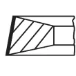 Jeu de segments de pistons MAHLE 099 92 N0 - Visuel 2