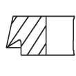 Jeu de segments de pistons MAHLE 145 34 N0 - Visuel 1