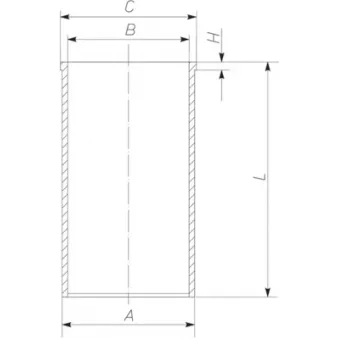 Chemise de cylindre MAHLE