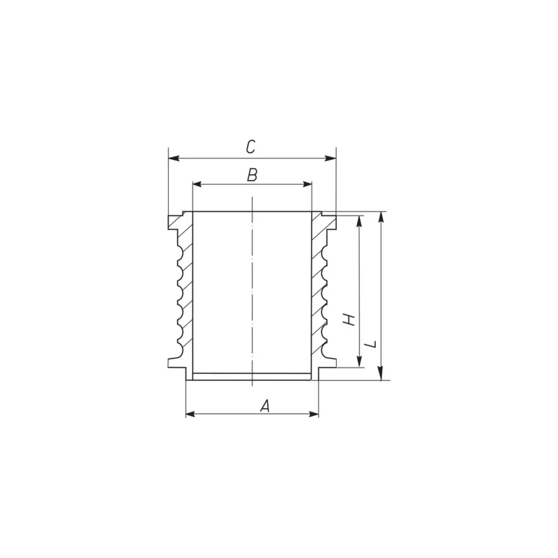 Chemise de cylindre MAHLE 004 WR 22 00