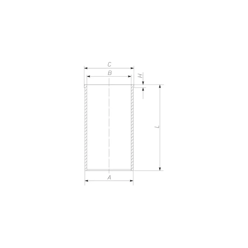 Chemise de cylindre MAHLE 004 WV 18 00