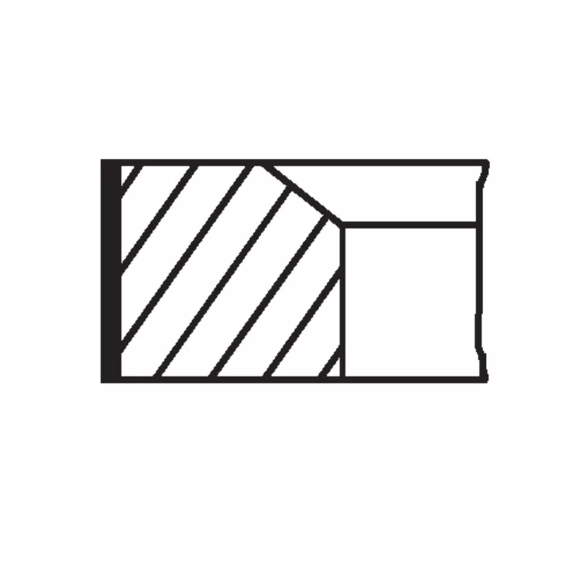 Jeu de segments de pistons MAHLE 007 85 N0