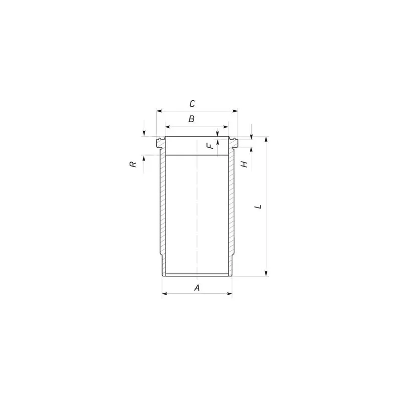 Chemise de cylindre MAHLE 061 WN 11 00