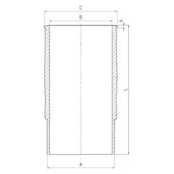 Chemise de cylindre MAHLE