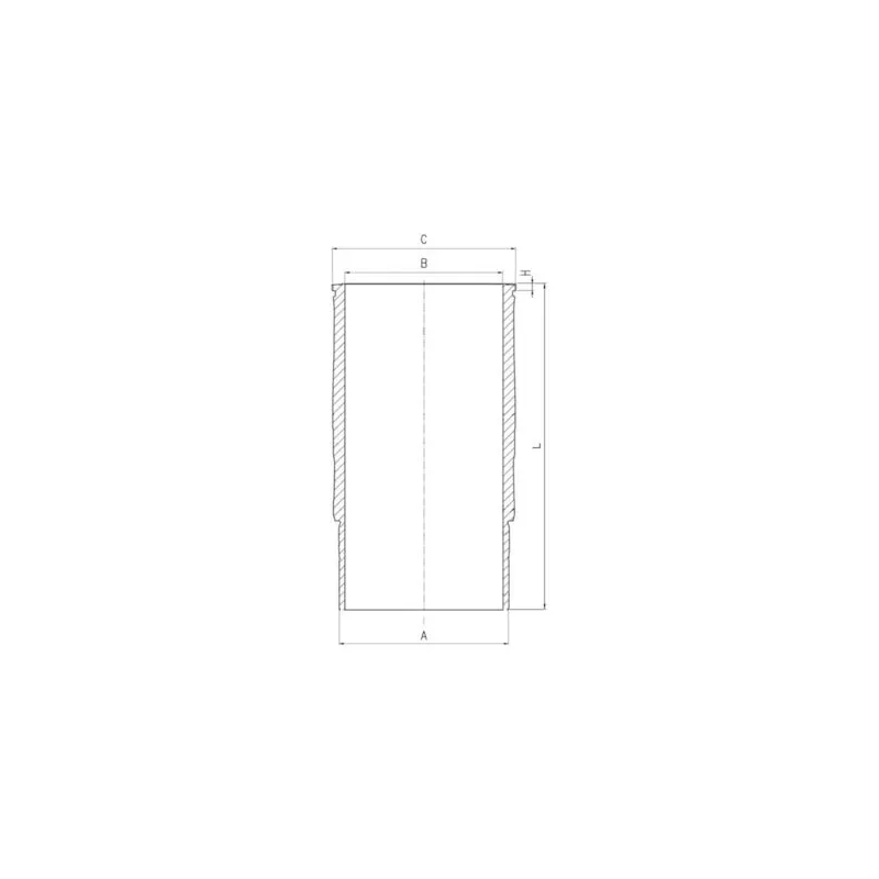 Chemise de cylindre MAHLE 061 LW 00119 000