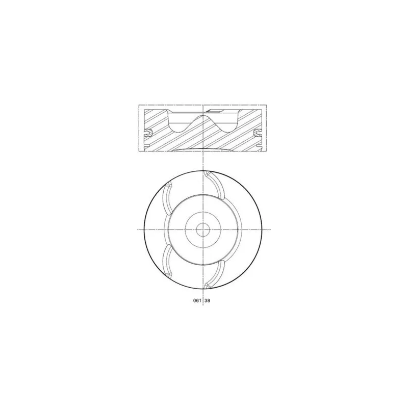 Piston MAHLE 061 38 00