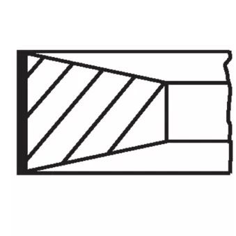 Jeu de segments de pistons MAHLE 001 RS 11114 0N0